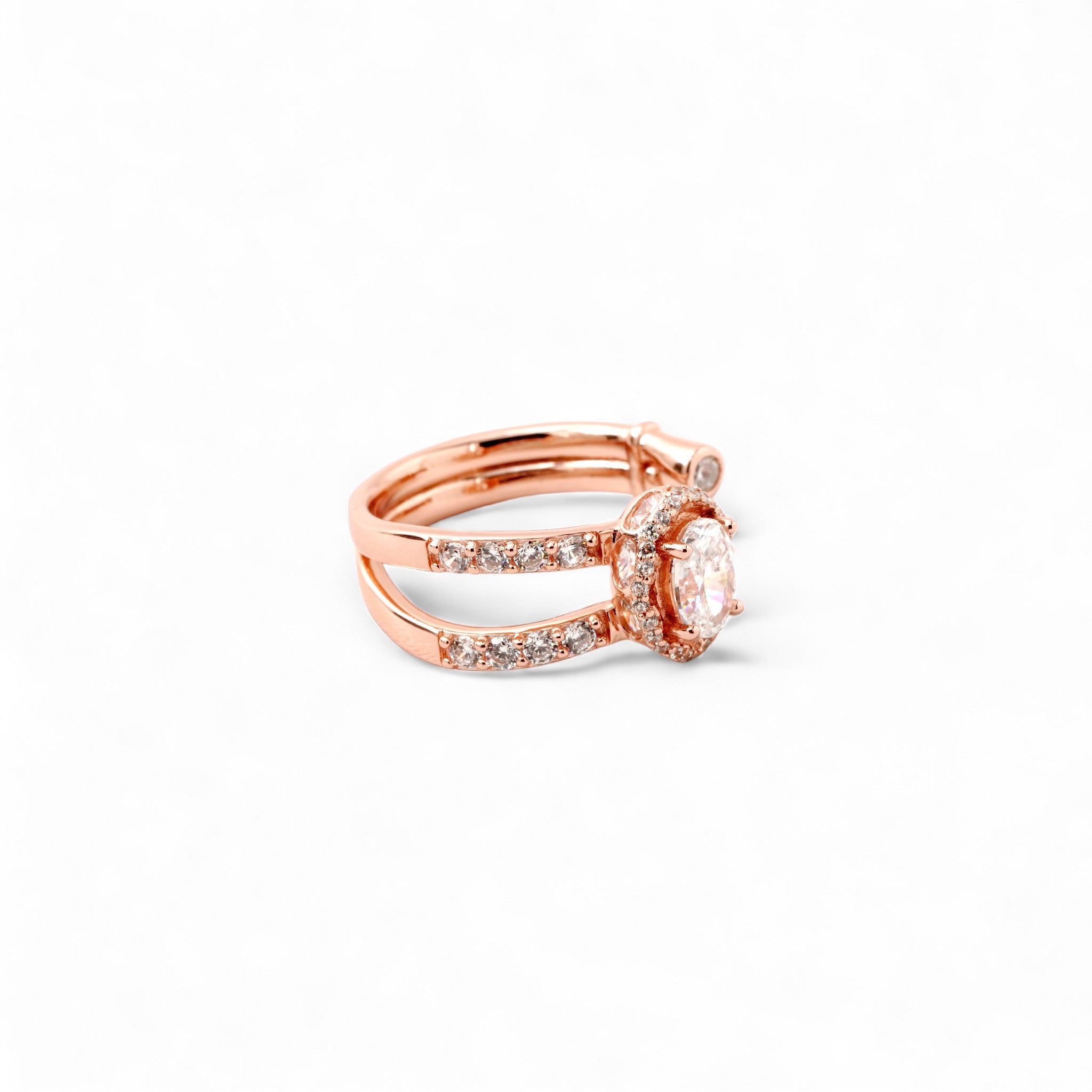 Halo Splendor Open Ring